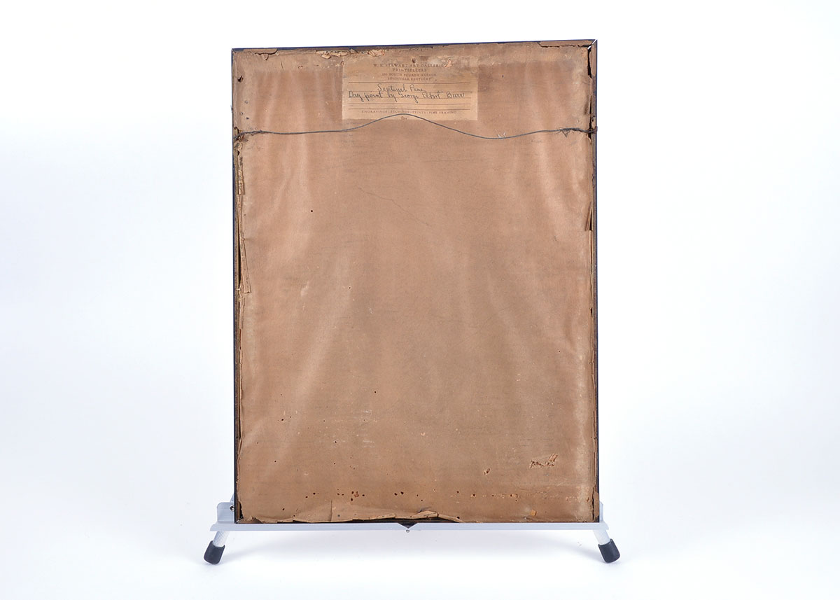 Framed George Elbert Burr Etching of "Sentinel Pine"