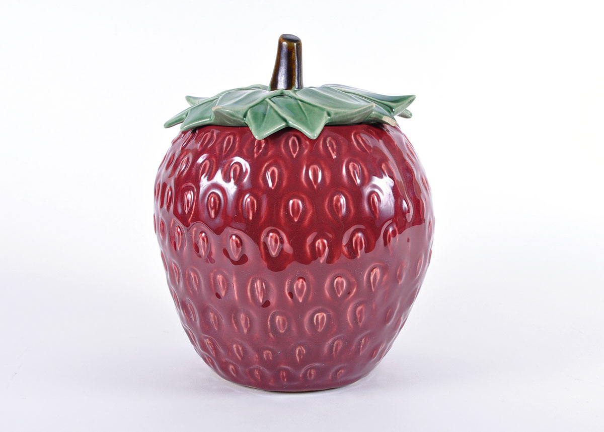 McCoy Ceramic Strawberry Cookie Jar