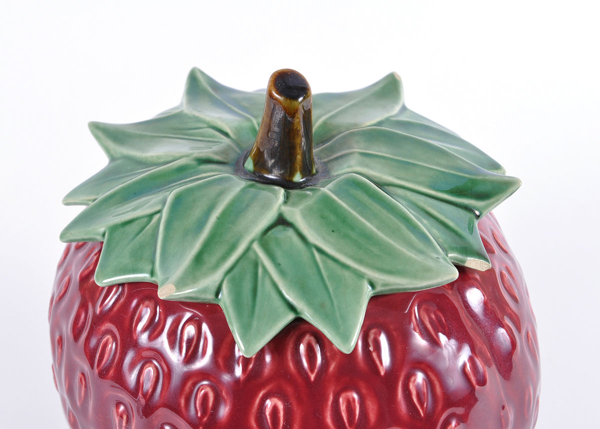 McCoy Ceramic Strawberry Cookie Jar