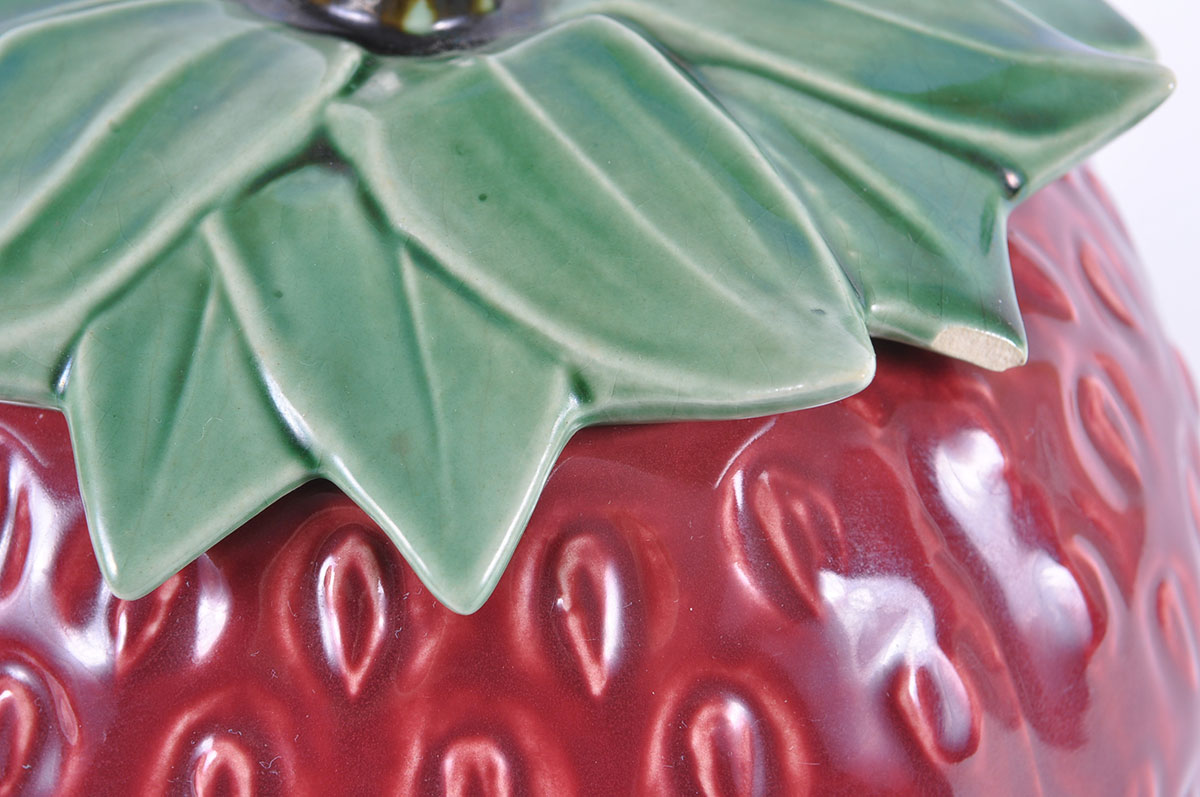 McCoy Ceramic Strawberry Cookie Jar