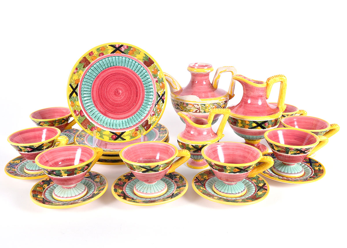 Italian Porcelain Tea Set