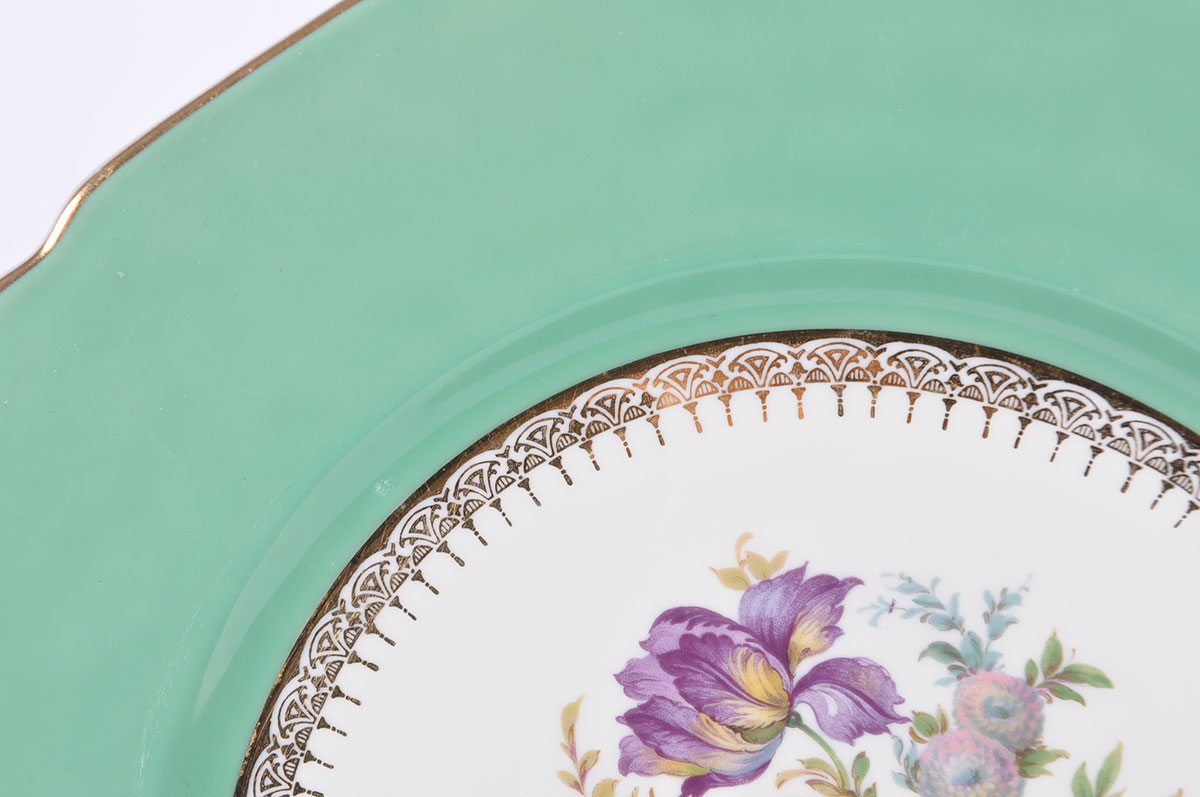 Bavarian Continental Ivory China Plates