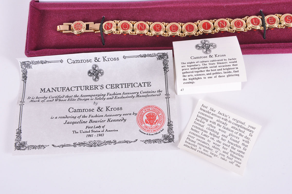 Jackie Onassis Camrose and Cross Replica Jewelry