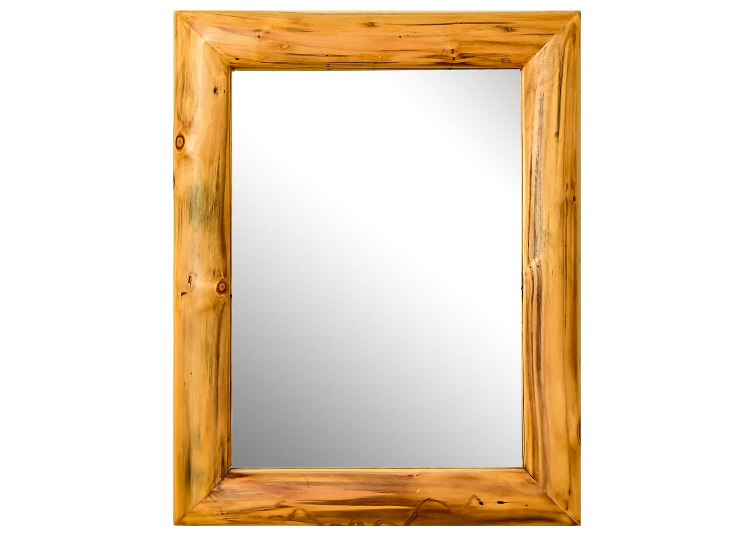 Knotty Pine Wall Mirror