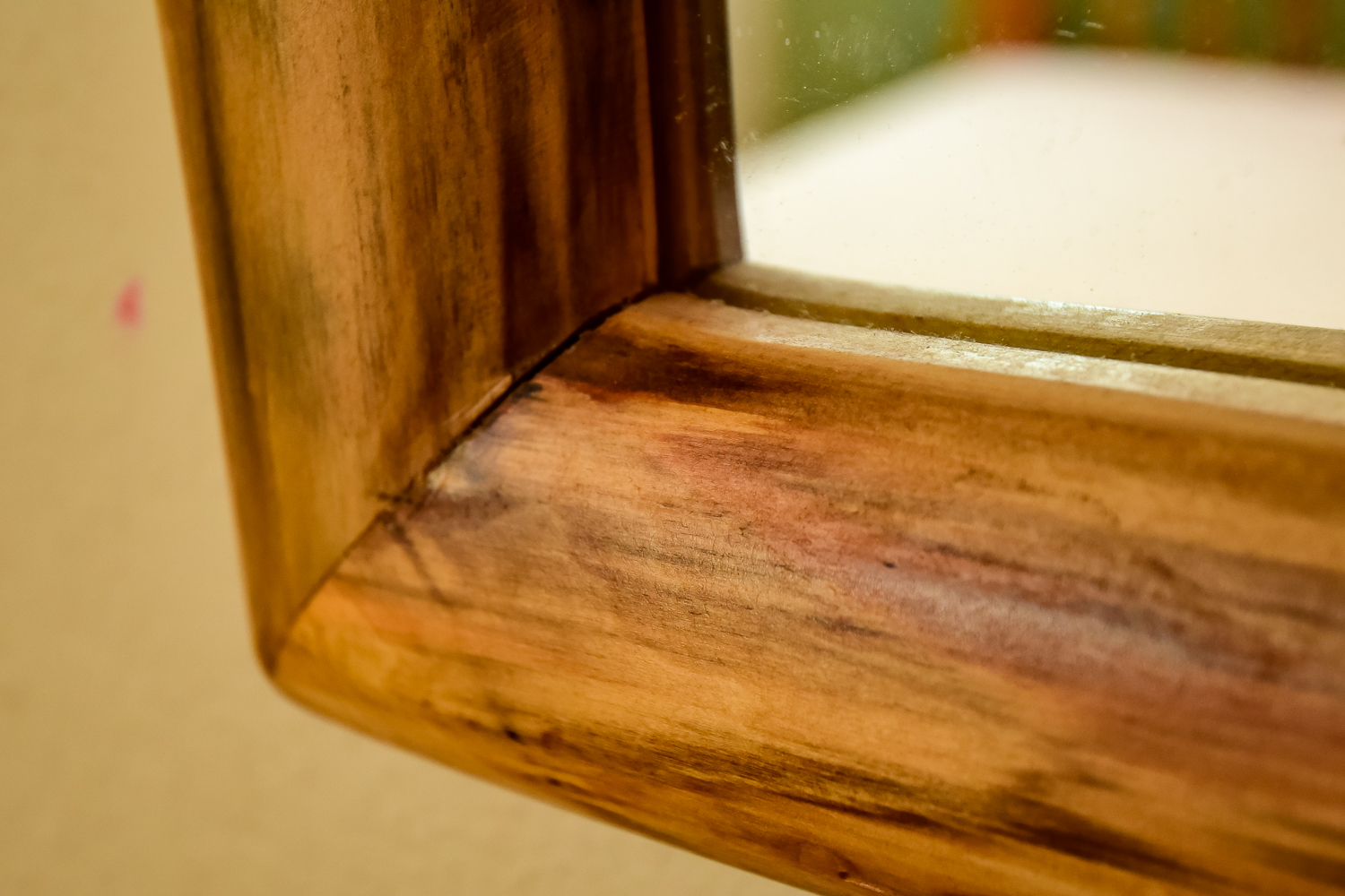 Knotty Pine Wall Mirror