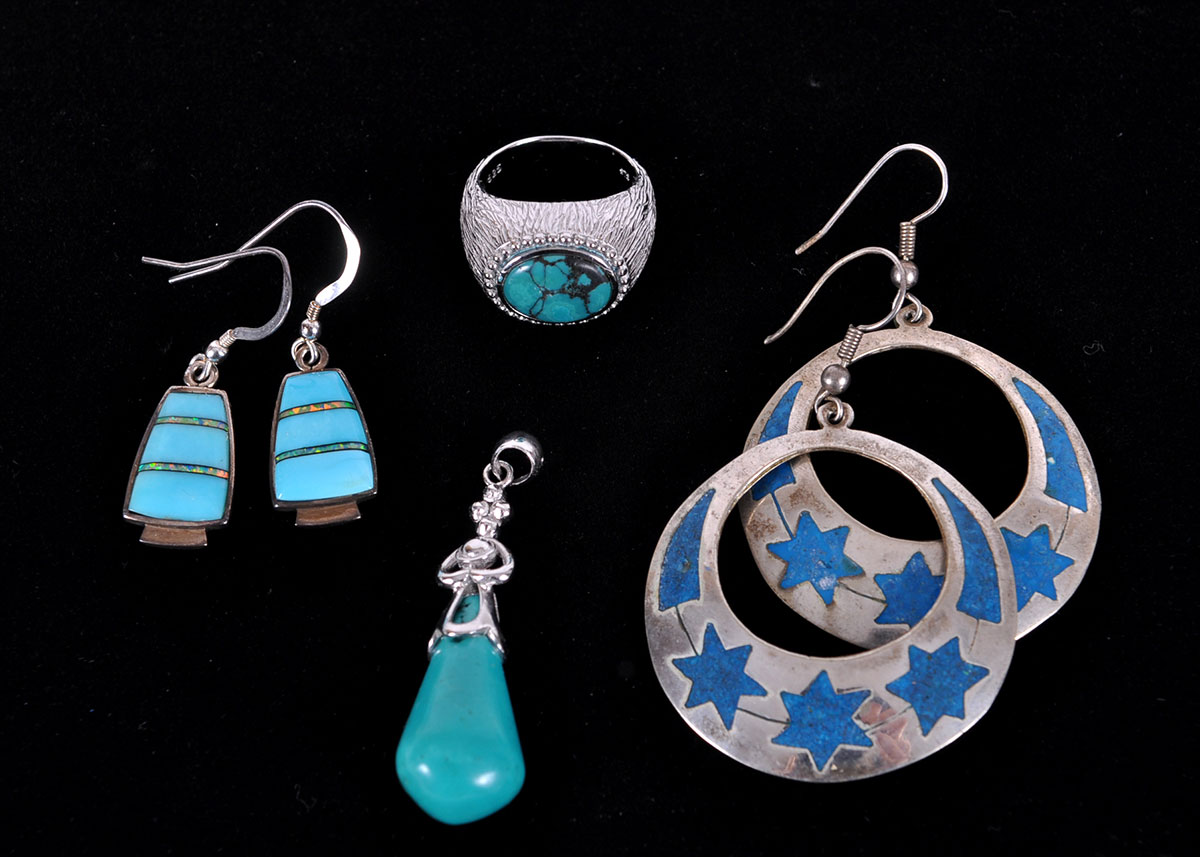 Sterling Silver and Turquoise Jewelry