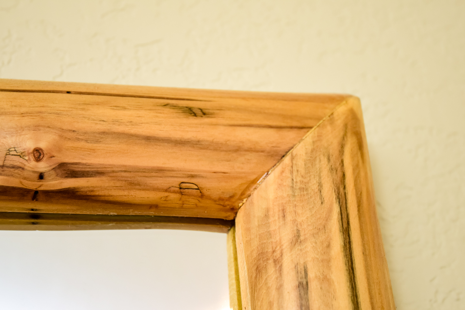 Knotty Pine Wall Mirror