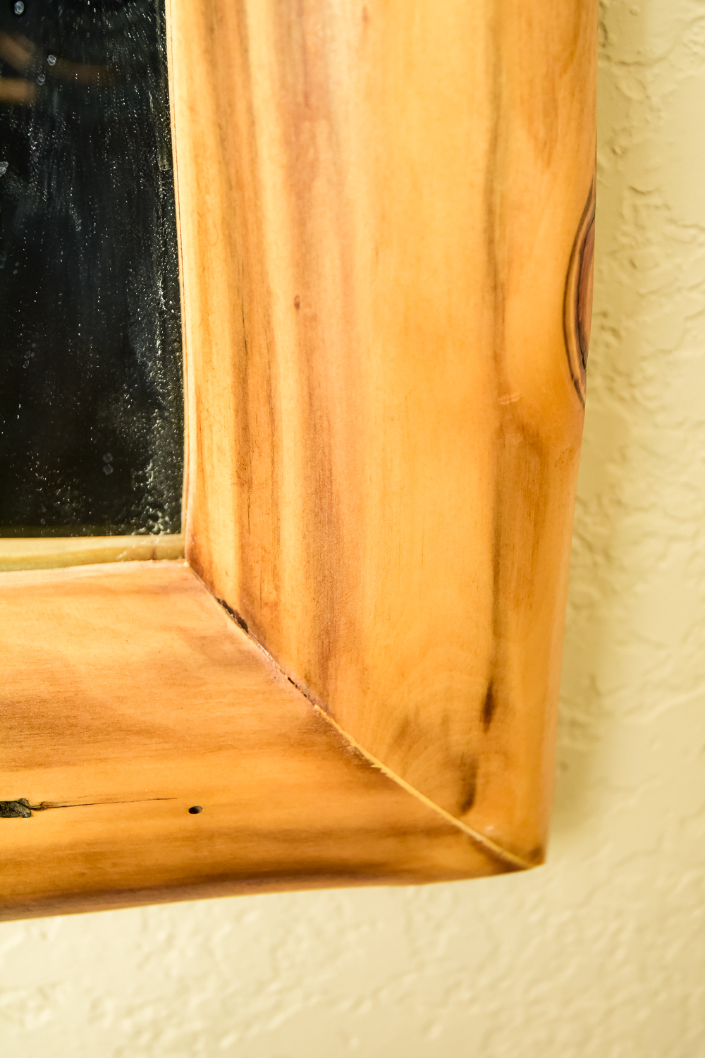 Knotty Pine Wall Mirror