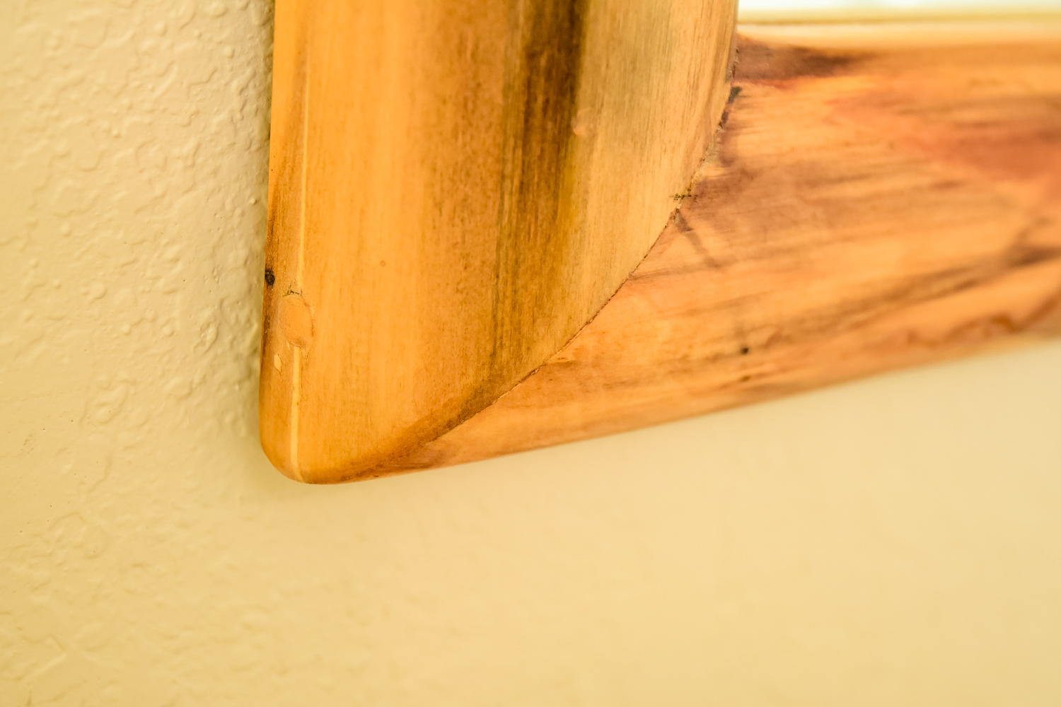 Knotty Pine Wall Mirror