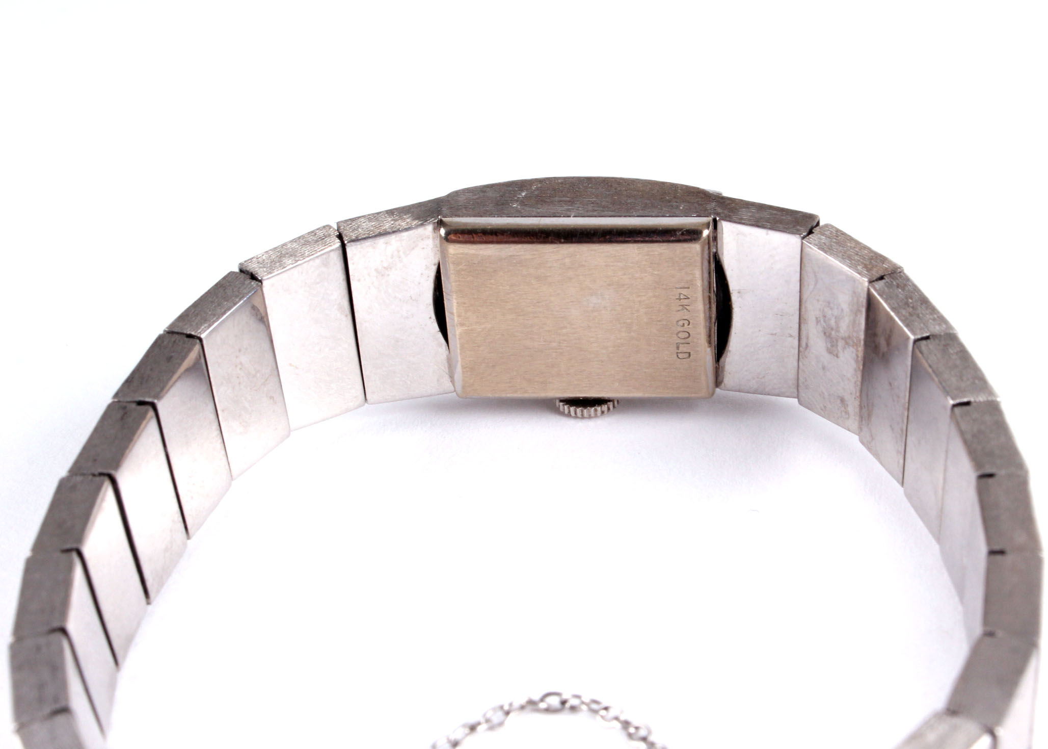 Vintage 14K White Gold and Diamond Litwin Bracelet Watch