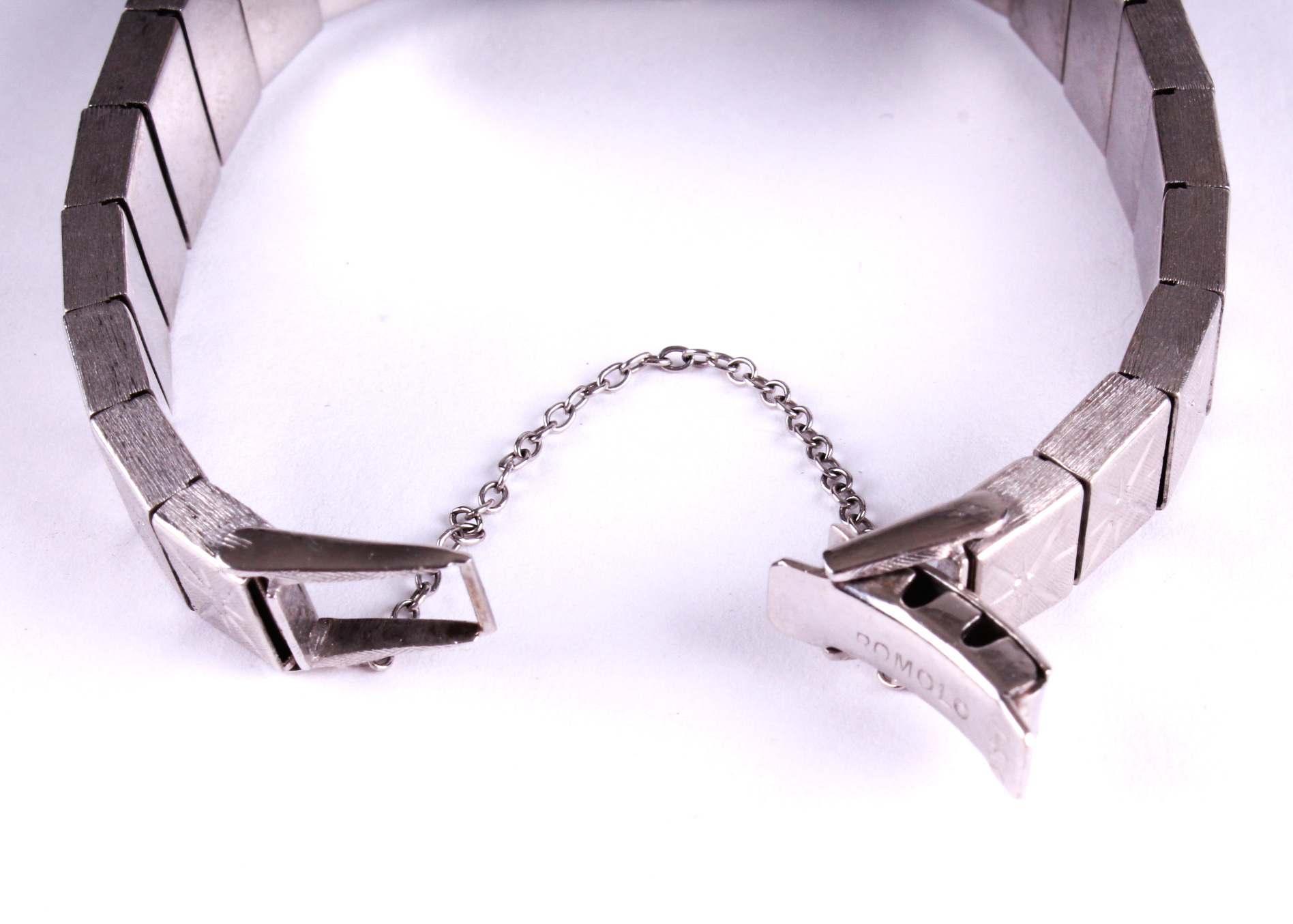 Vintage 14K White Gold and Diamond Litwin Bracelet Watch