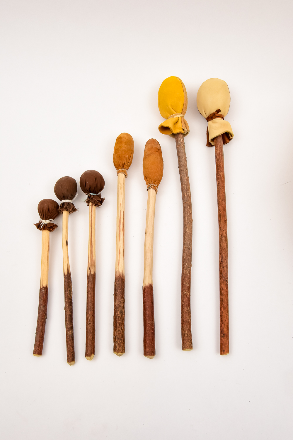 Trio of Native American Drums