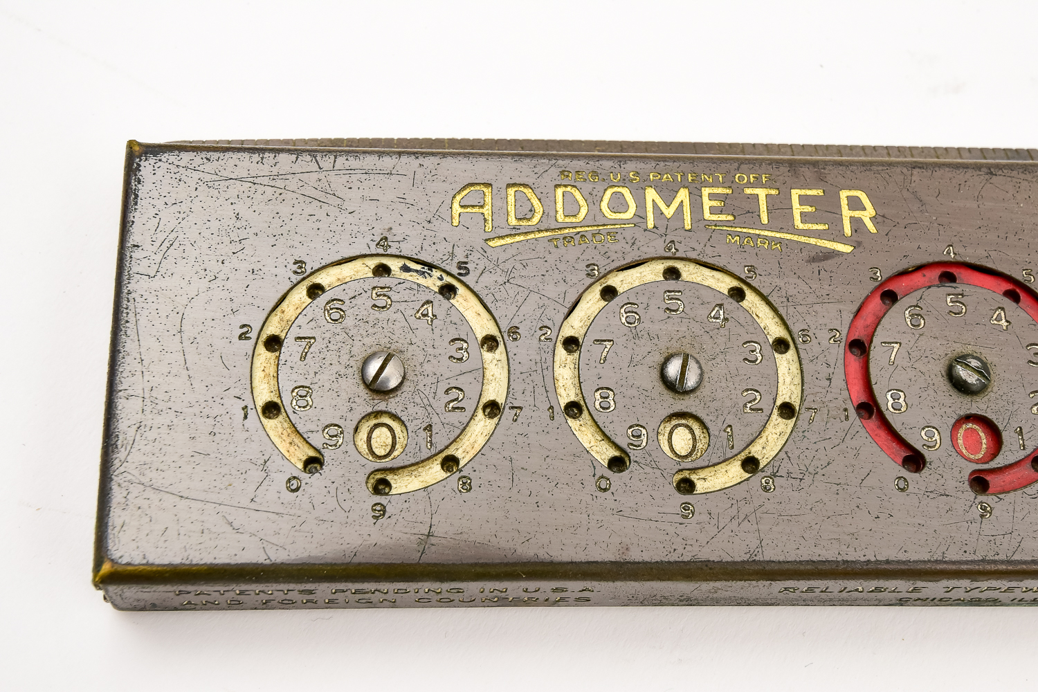 Antique Addometer Adding Machine
