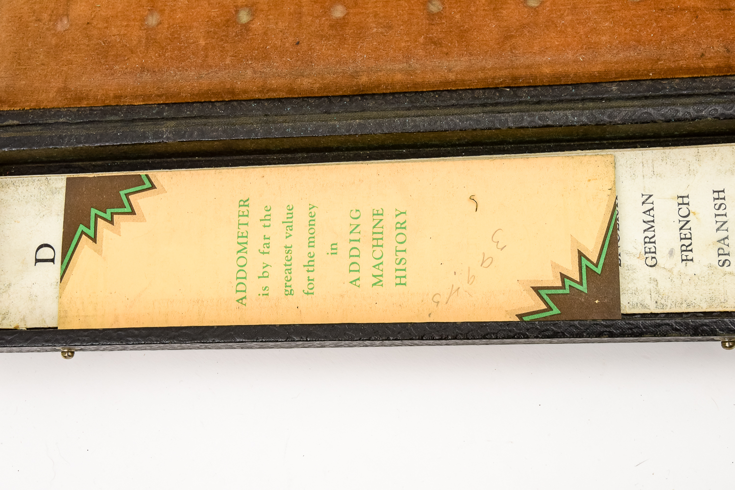 Antique Addometer Adding Machine