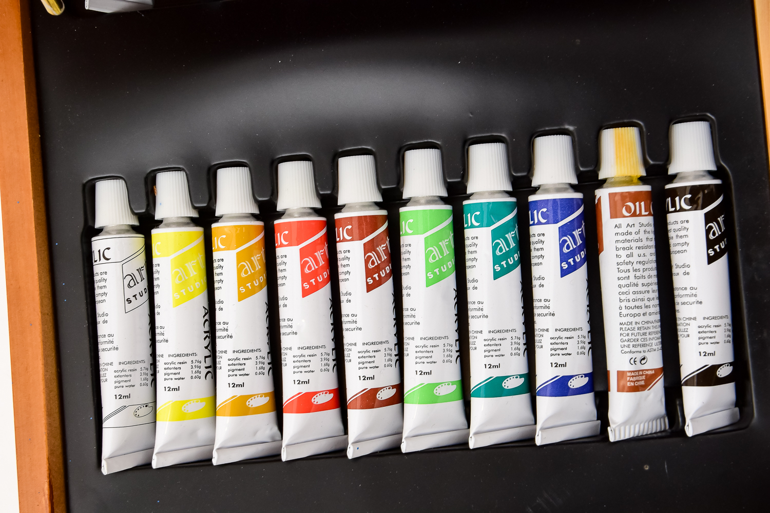 Pair of Wood Art Easels, Including "Bob Ross"