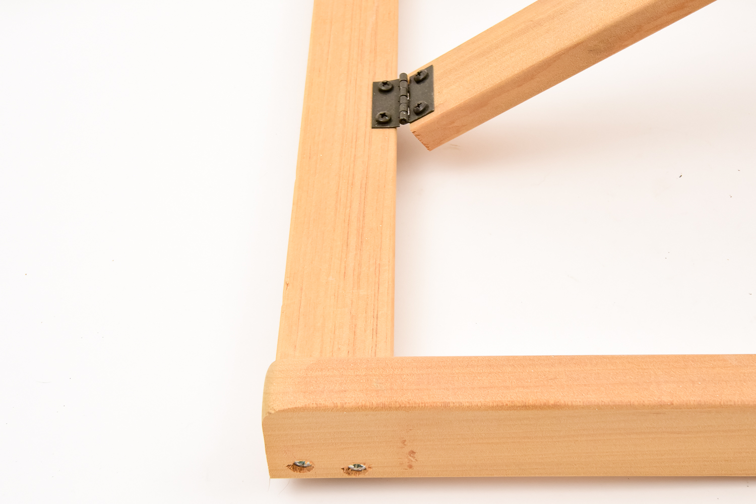 Pair of Wood Art Easels, Including "Bob Ross"