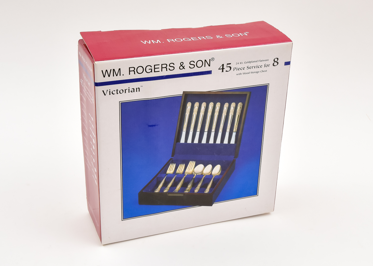 William rogers & Son Service for Eight Flatware Set