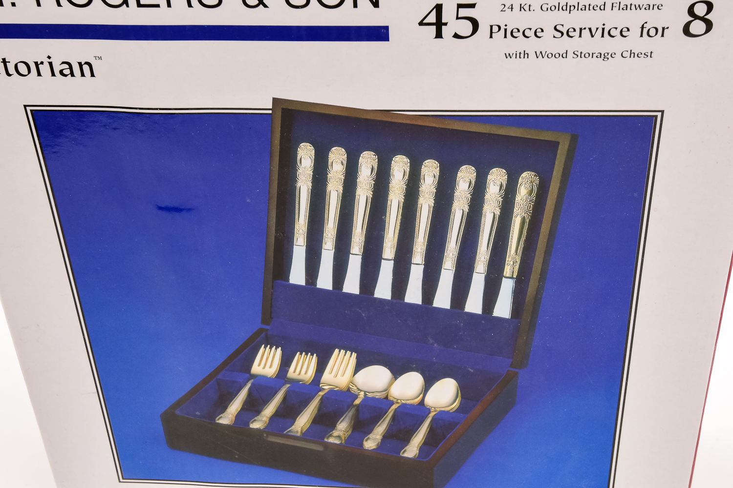 William rogers & Son Service for Eight Flatware Set