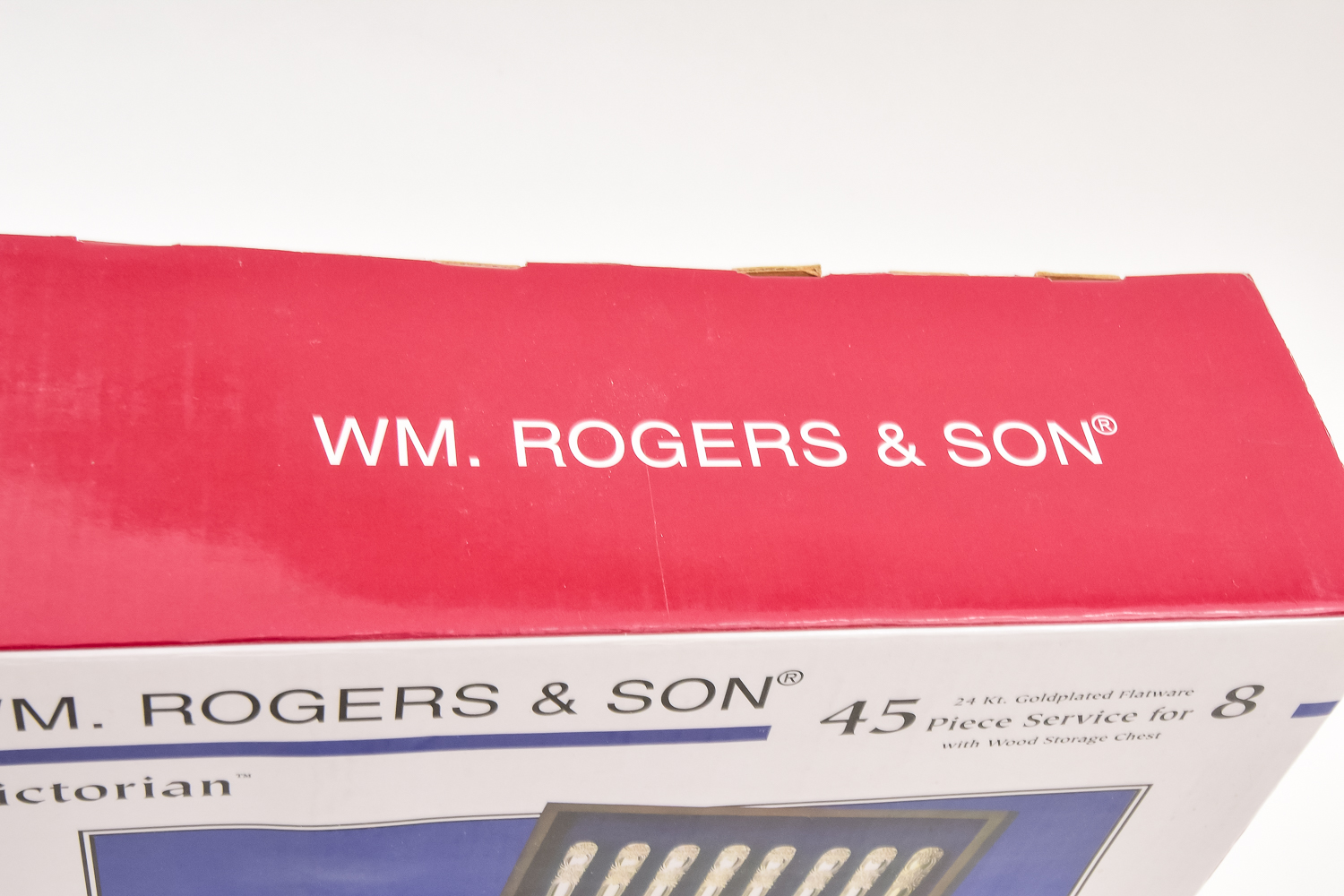 William rogers & Son Service for Eight Flatware Set