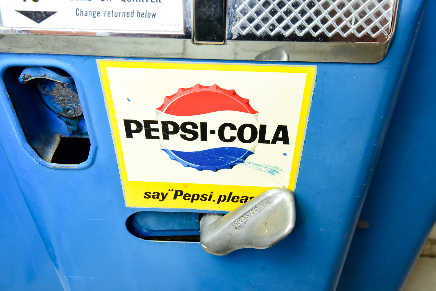 Vintage Pepsi-Cola Vending Machine