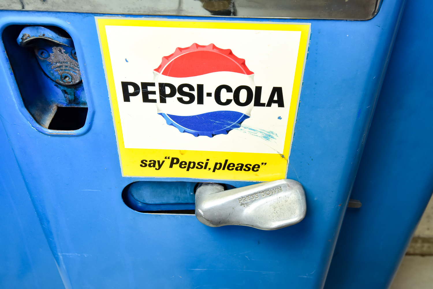 Vintage Pepsi-Cola Vending Machine
