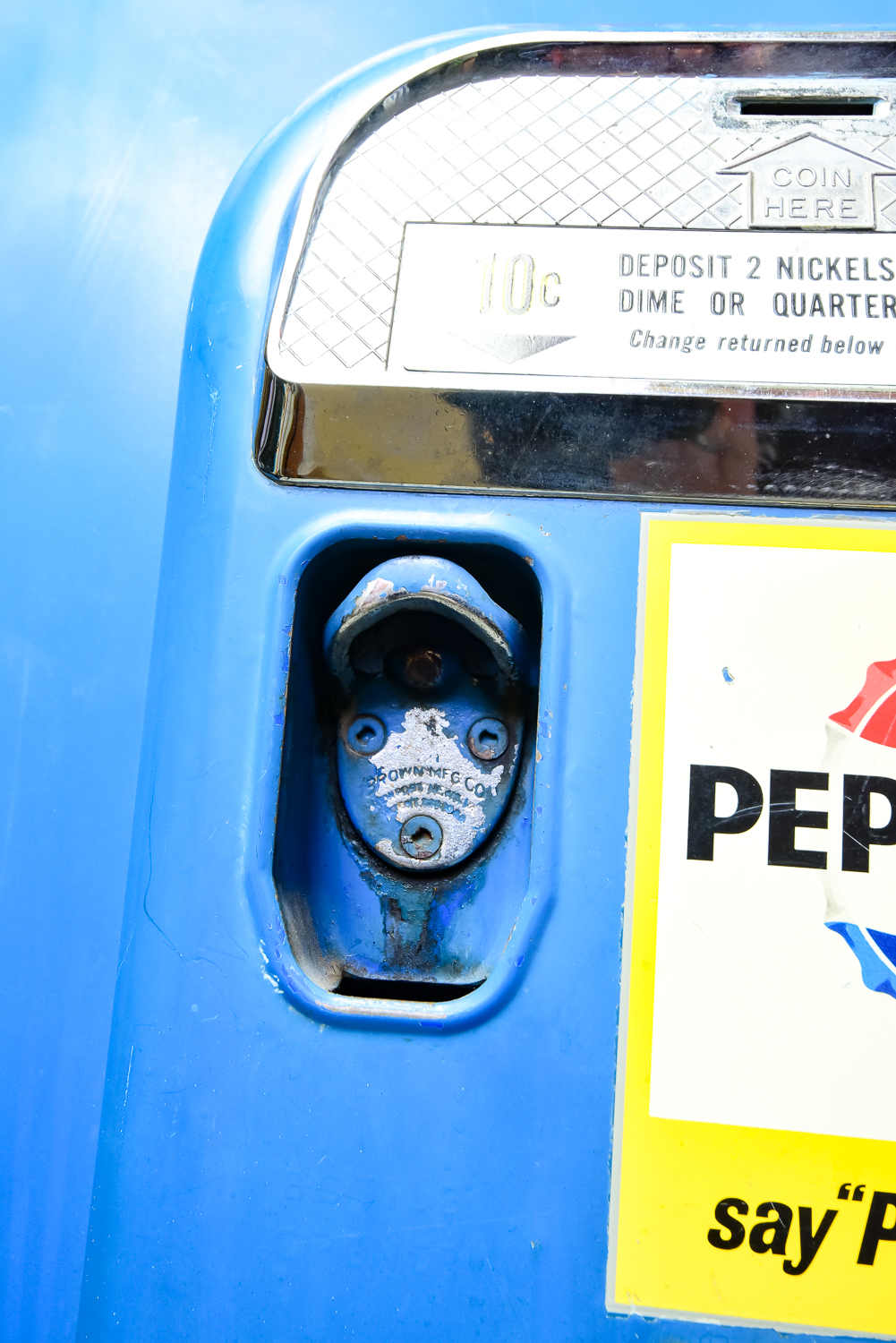 Vintage Pepsi-Cola Vending Machine