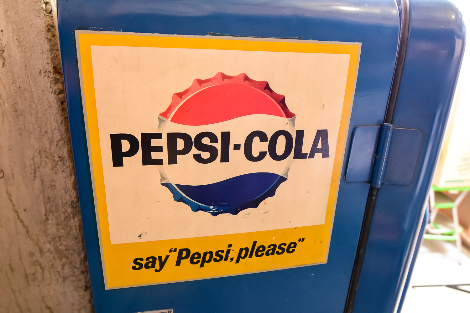 Vintage Pepsi-Cola Vending Machine