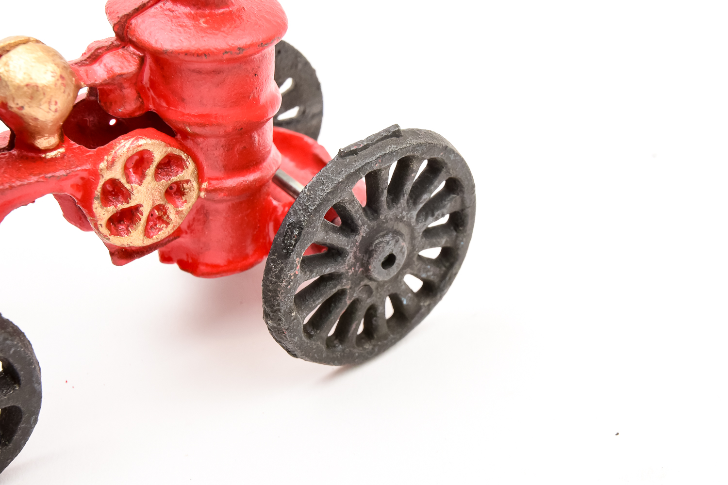 Vintage Horse Drawn Cast Fire Engine