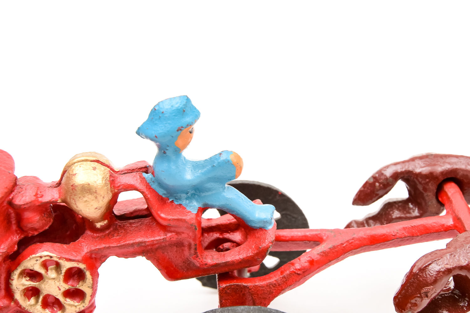 Vintage Horse Drawn Cast Fire Engine