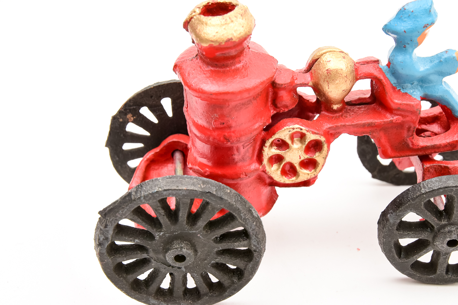 Vintage Horse Drawn Cast Fire Engine