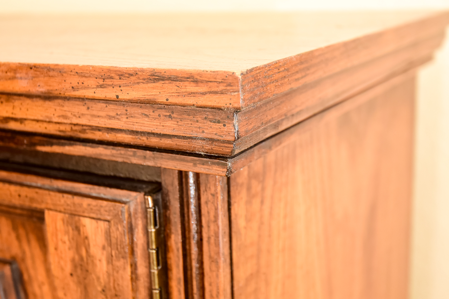 Pecan Finished Clothes Dresser