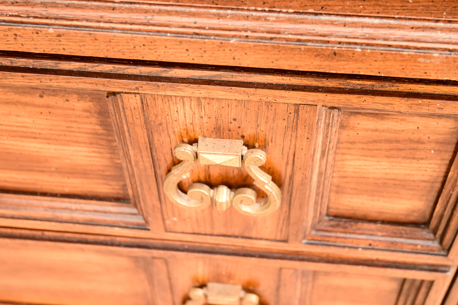 Pecan Finished Clothes Dresser