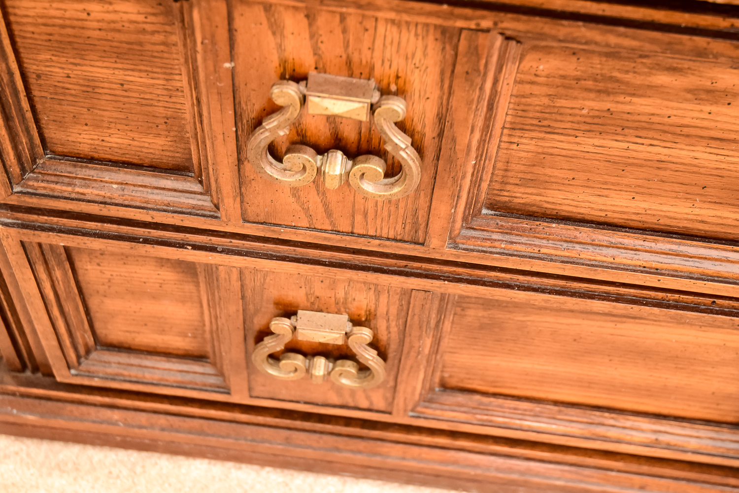 Pecan Finished Clothes Dresser