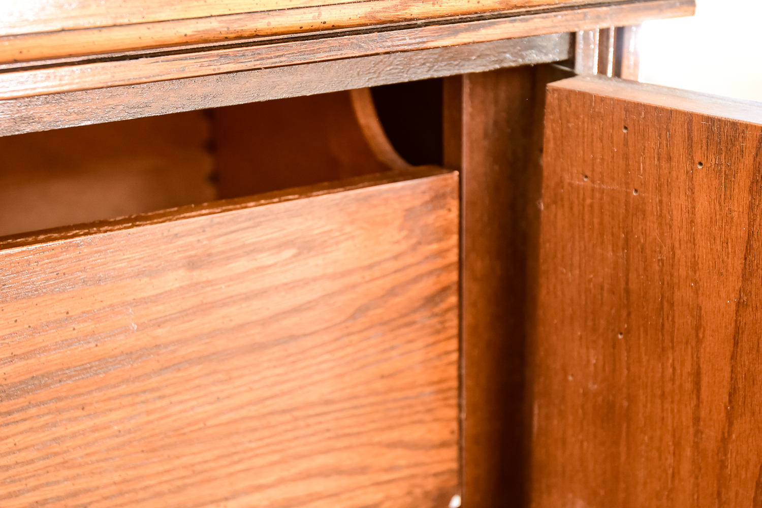 Pecan Finished Clothes Dresser