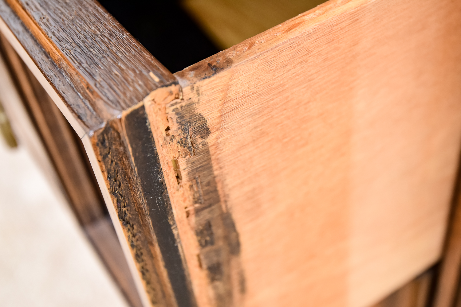 Pecan Finished Clothes Dresser