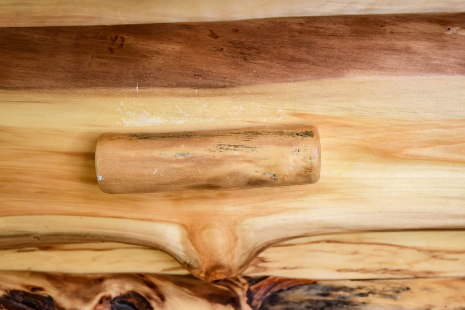 Hand-crafted Knotty Pine Up-Right Dresser