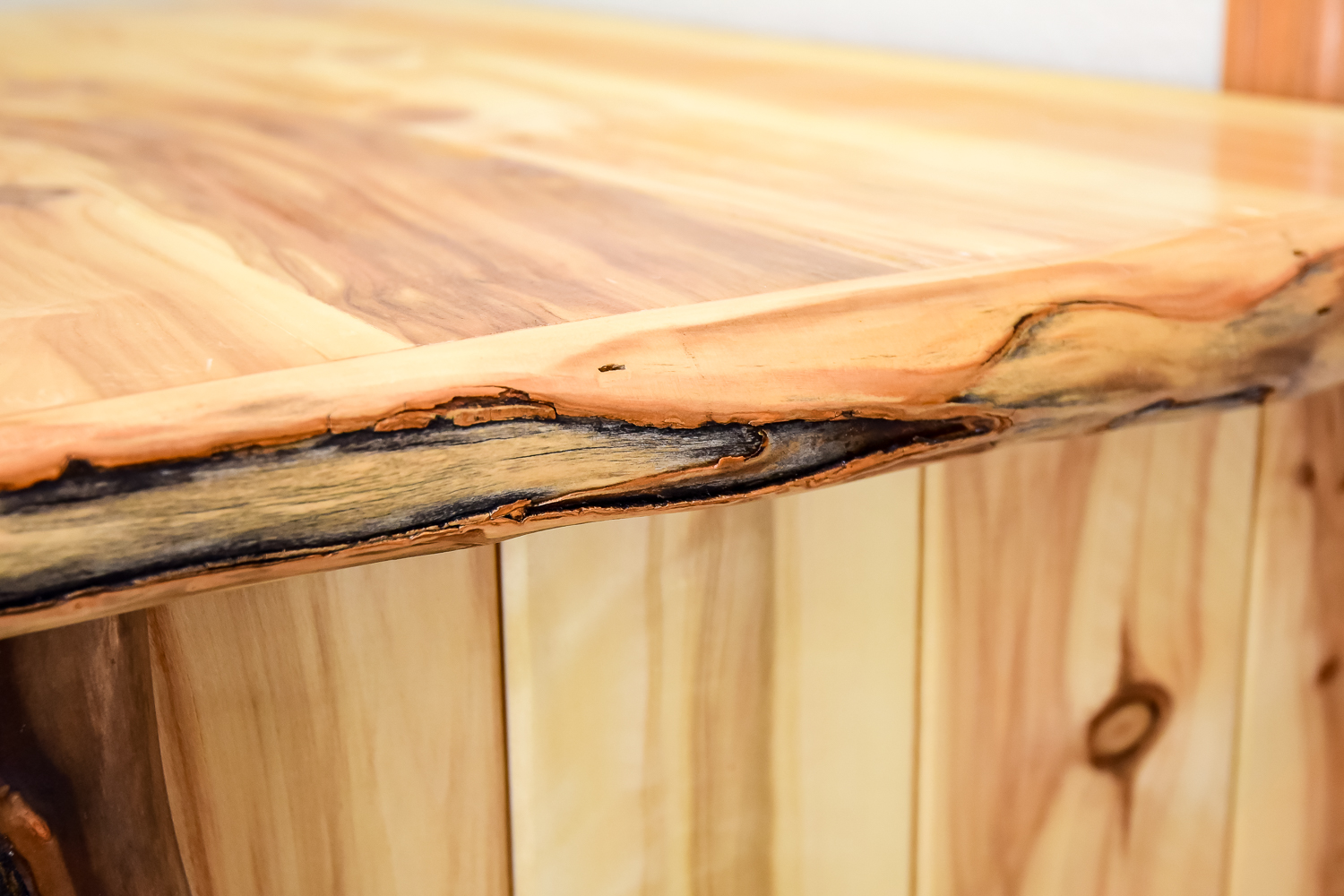 Hand-crafted Knotty Pine Up-Right Dresser