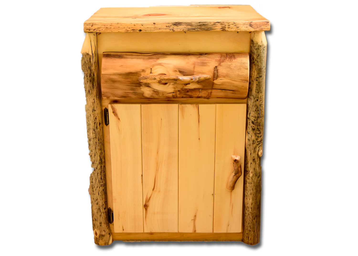 Rustic Knotty Pine Night Stand