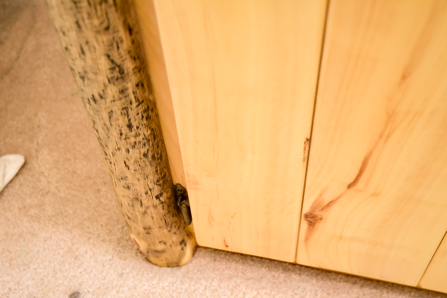 Rustic Knotty Pine Night Stand