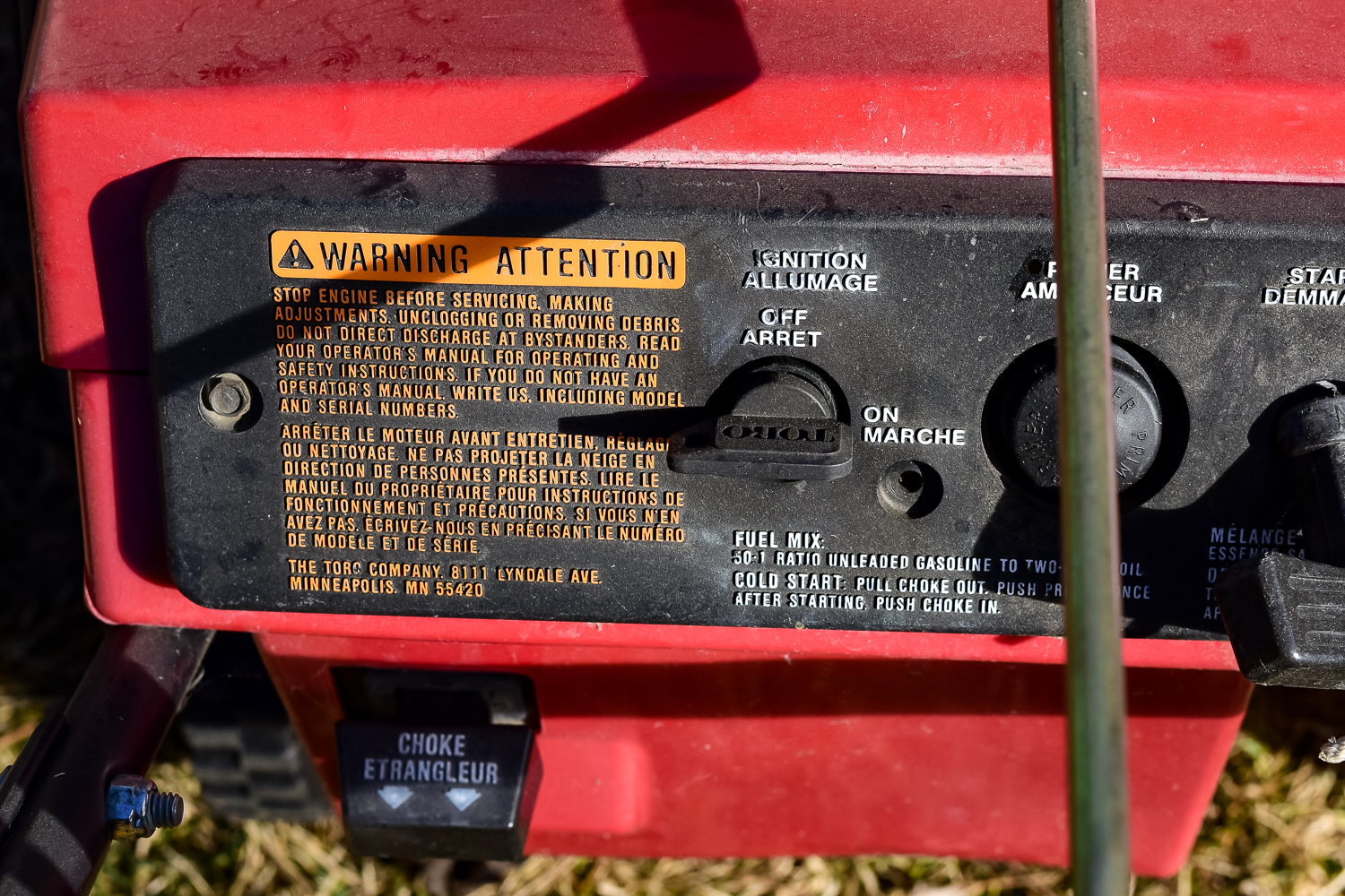 Toro CCR 2000 Power Curve 4.5 HP Gas Powered Snow Blower