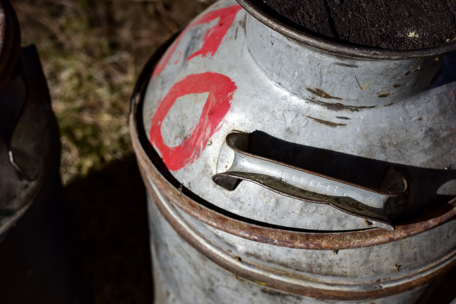 Set of Vintage Milk Cans