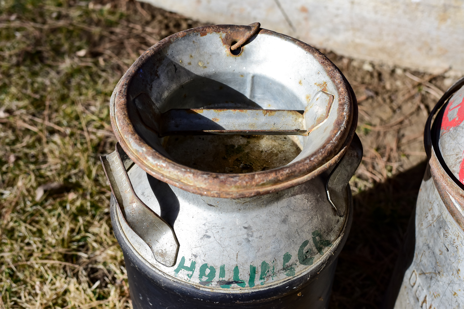 Set of Vintage Milk Cans