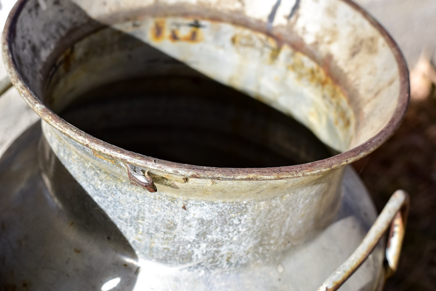 Vintage Milk Can And Crates