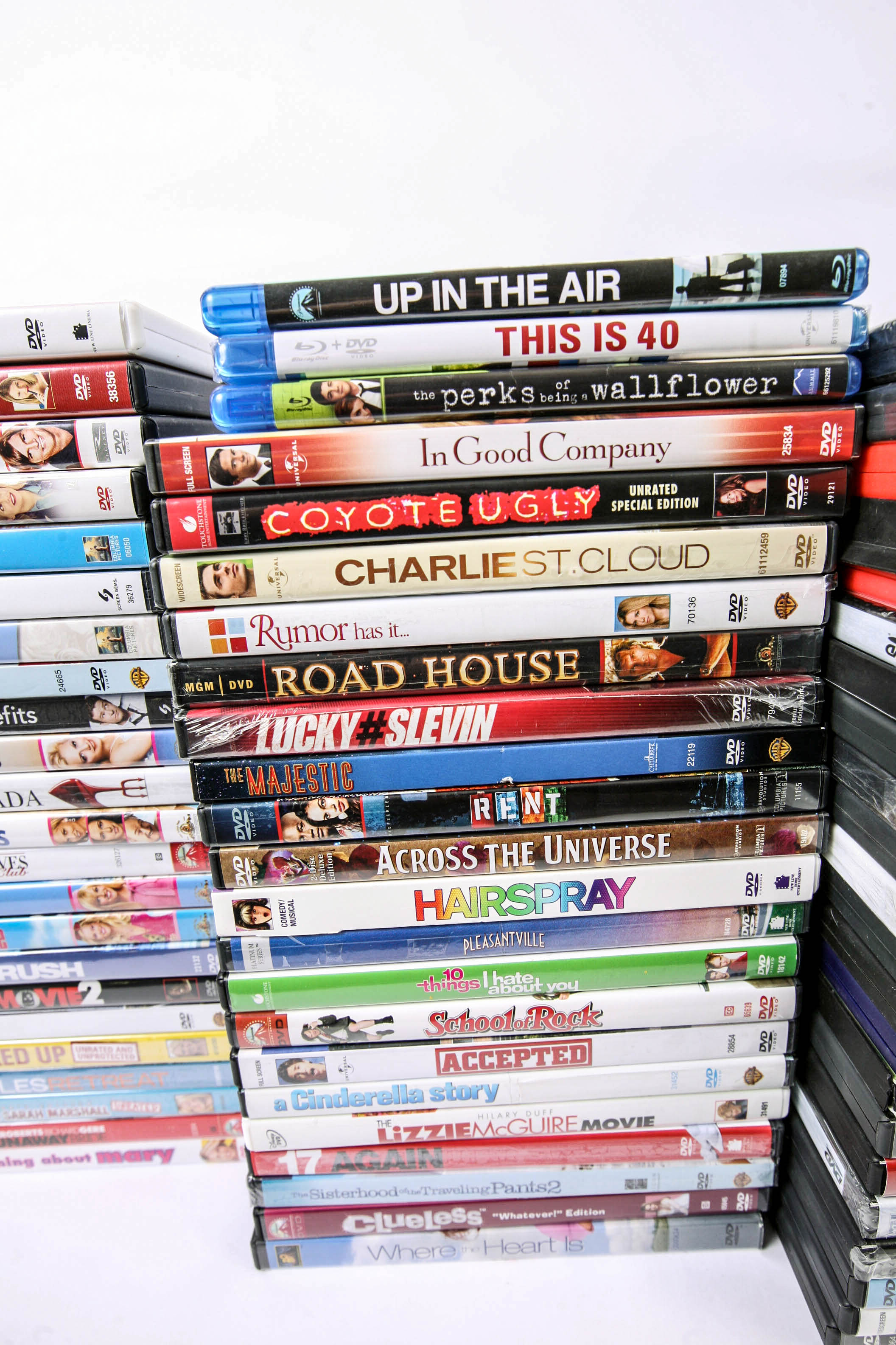 Collection of Romantic Comedies and Dramas on DVD and Blu-Ray