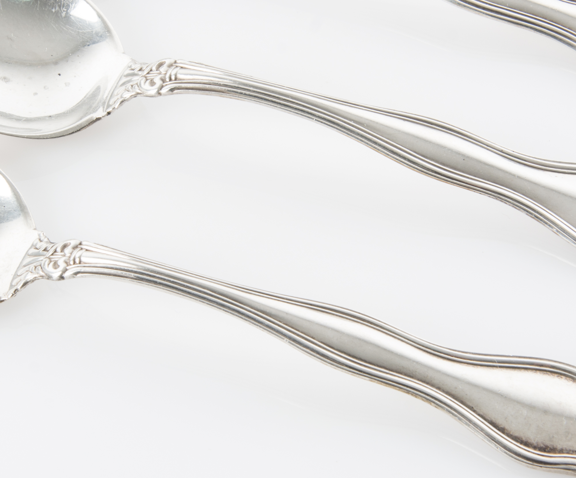 Six Sterling Silver Teaspoons