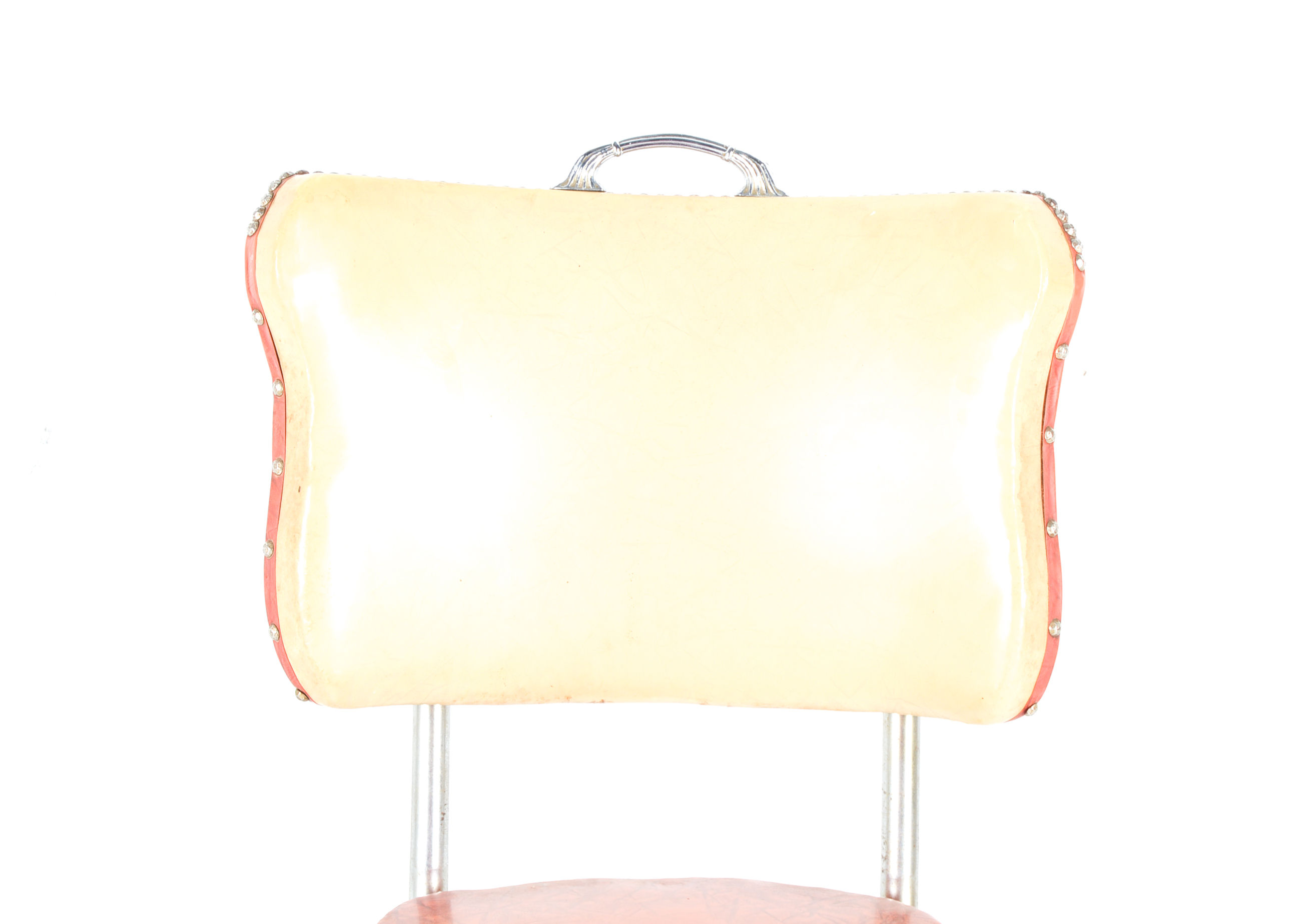 Set of Six Vintage Vinyl Dining Chairs