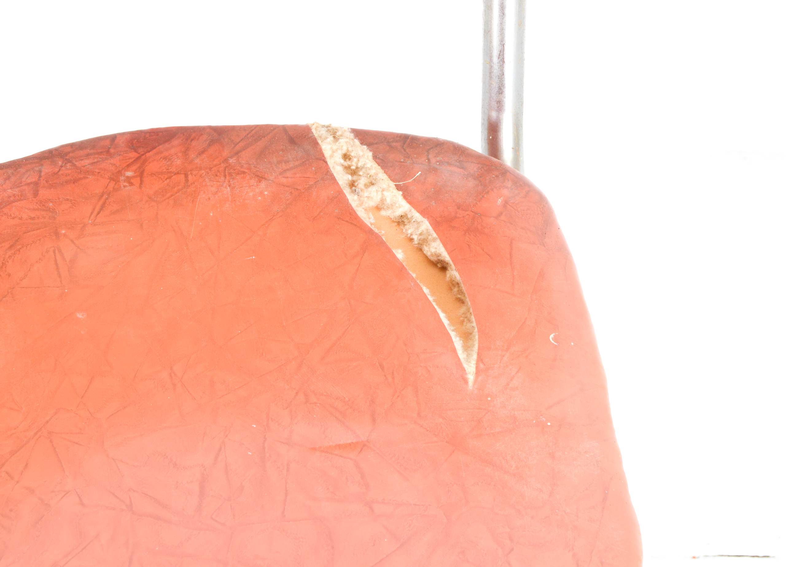 Set of Six Vintage Vinyl Dining Chairs