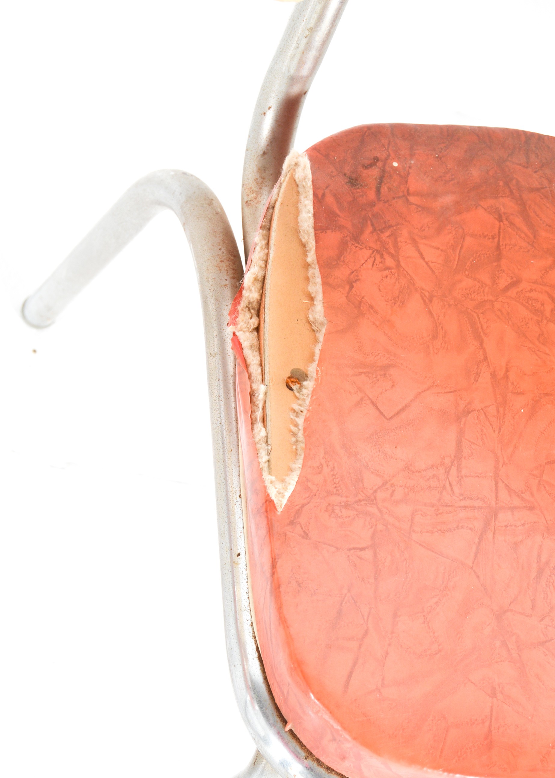 Set of Six Vintage Vinyl Dining Chairs