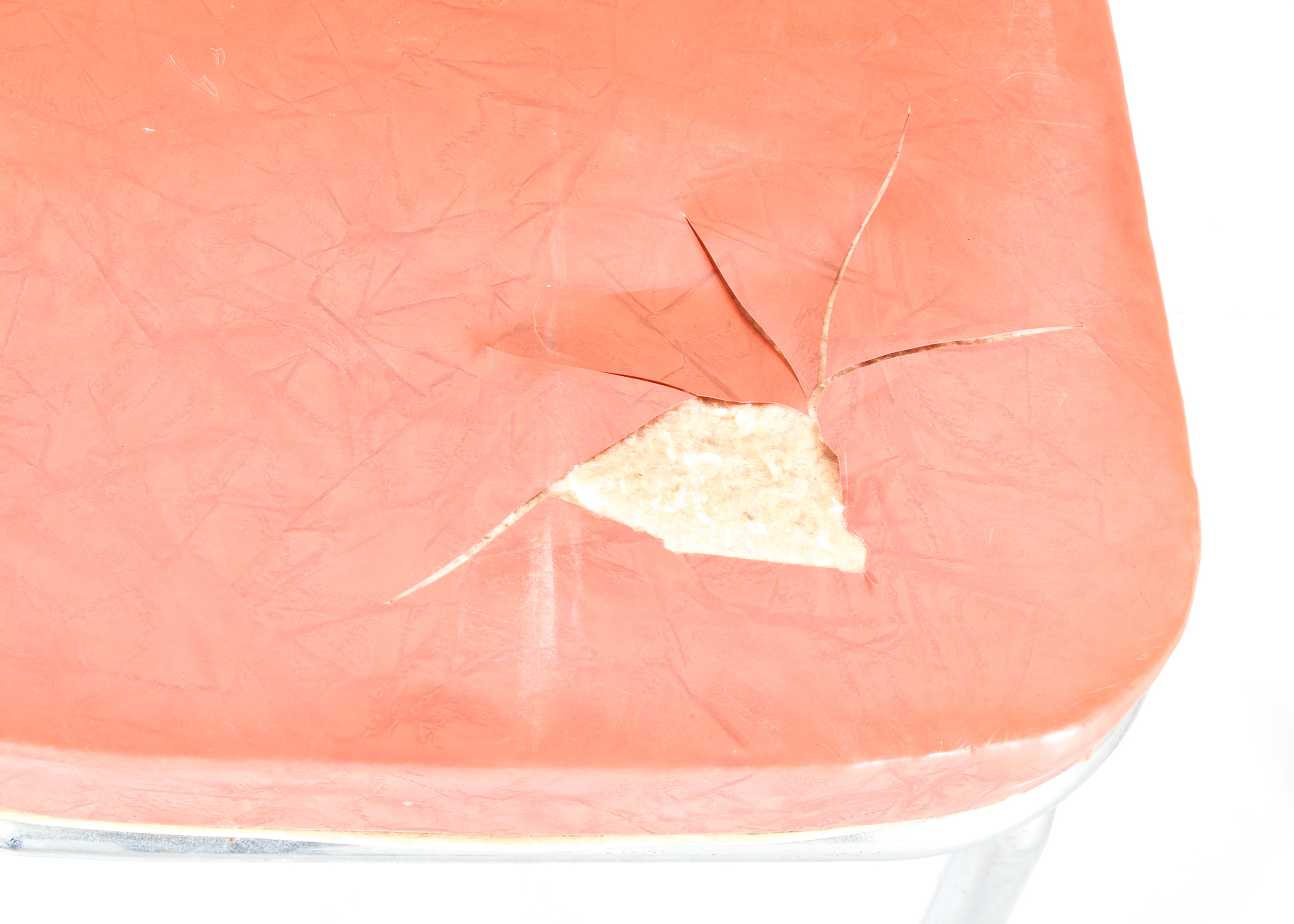 Set of Six Vintage Vinyl Dining Chairs