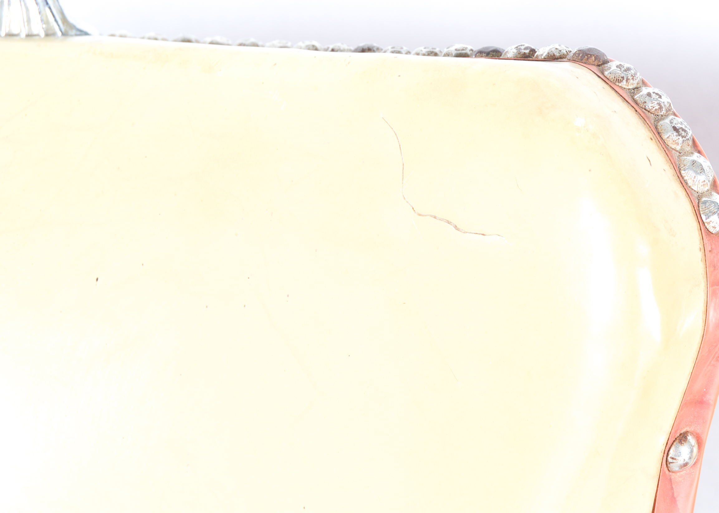 Set of Six Vintage Vinyl Dining Chairs